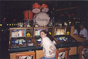 1990's The Door's drum set. Hard Rock Cafe, Las Vegas, Nevada
