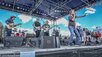 Jimmy Hall with My Blue Sky and Tommy Castro at Blues From The Top 2016 by Richard Hawes
