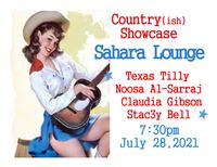 Country(ish) Showcase at the Sahara Lounge