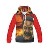 Black Magik The Infidel "Armaghetto Face" Red x  All Over Print Hoodie