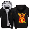 Black Magik The Infidel Streets On Fire Thick Plush Zippered Hoodie