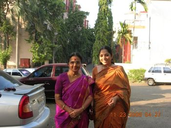 Nistha with Dr. N Rajam in Bombay 2006
