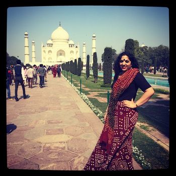 Nistha at Taj Mahal Jan 2015
