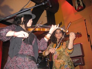 With Chinese Violinist Anqi @Bossa March 2011

