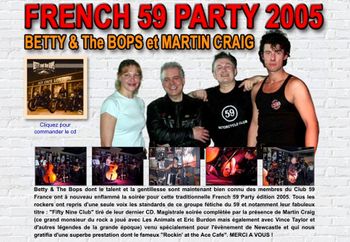 With Betty Olsen, Tony Marlow & Tony Sasia, French 59 Club 2005
