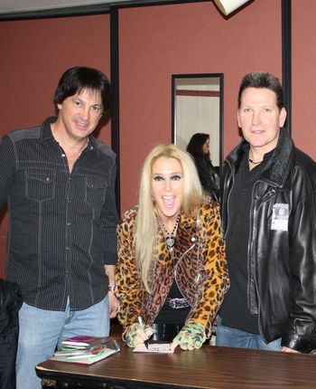 Mike & Dave with Lita Ford
