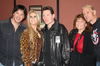Dave, Mike and Mary with Lita Ford and Gary Hoey
