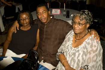 Mama Wallstreet, her son Steve and his wife
