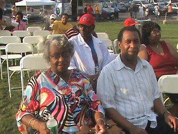 Mother of The Blacklites for over 30 years: Delores Goode with her son, Steve (Eddie's brother)
