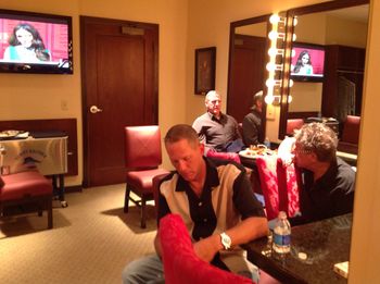 Hangin' out in the Green Room
