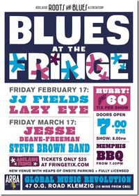 Blues At The Fringe - Lazy Eye with very special guest JJ Fields