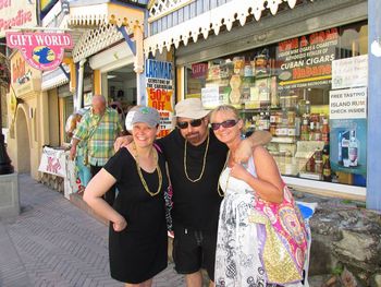 Carol Toney and Robbie & Paula Cairns in St Maarten (Caribbean Island)
