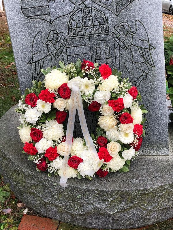 A wreath was placed on October 24th in memory of all our heroes of 1956