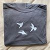 Hummingbird Logo Comfy Tee - Charcoal