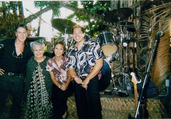Royal Lahaina Show Band 1999- Tohei,Aunty Genie,Marci, Halemanu

