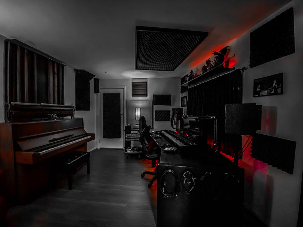Tim's production studio - 'Symphony Hill Studios'