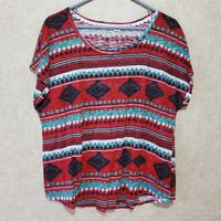 Red Southwestern Top (Size XL)