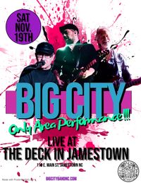 BIG CITY (Formerly Jukebox Revolver) live at the Deck 