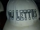 White on White College Letter Dj Lettus Hat
