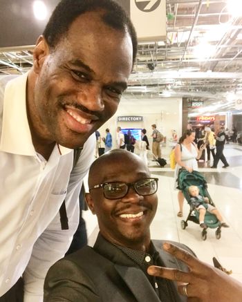 With “The Admiral” David Robinson!
