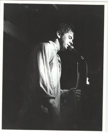 Dan doing Elvis, 1980. Before they had Jumpsuits
