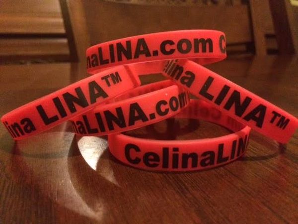 CelinaLINA.com Wristbands