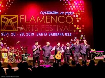 With the Andres Vadin Project at Lobero Theatre in Santa Barbara, CA. Flamenco Arts Festival 2019..

