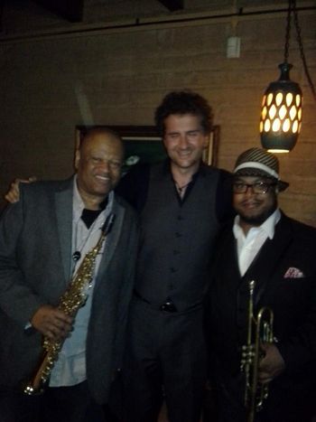 W/ Azar Lawerence and Nicolas Payton after a concert we played at Kerr Cultural Center in AZ.
