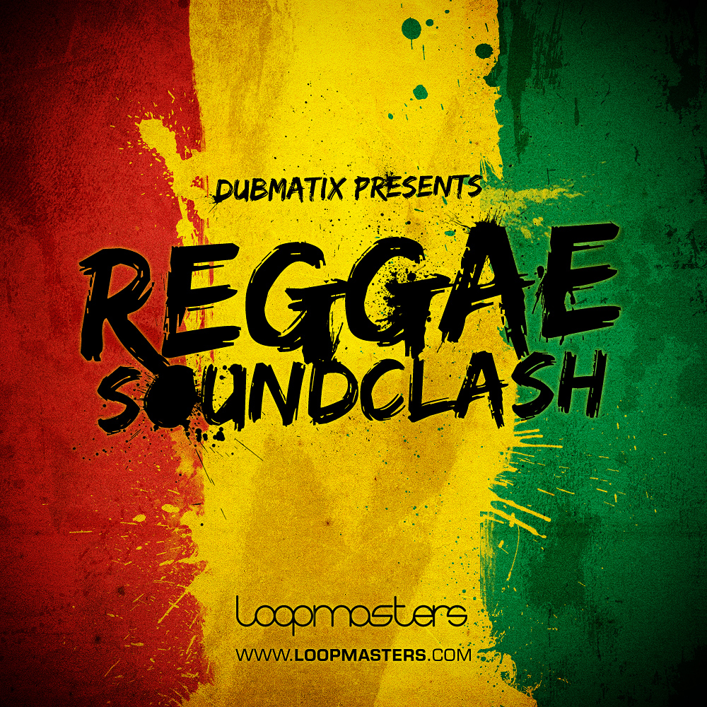 Reggae Soundclash Loop Pack : drum loops, bass loops, guitar loops, horn loops, keyboard loops, synth loops, FX loops, vocal loops, percussion loops