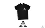 Attic Theory Pocket Logo T-Shirt - Black (Gildan Soft Style)