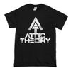 Attic Theory Chest Logo T-Shirt - Black (Gildan Heavy Style)