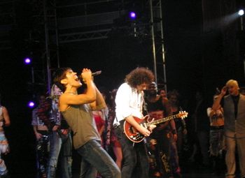 MiG & Brian May in WE WILL ROCK YOU London
