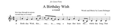 A Birthday wish