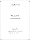 Meditation for Organ and Strings by Alec Rowley