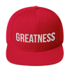 Greatness Snapback Cap (Red)