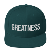 Greatness Snapback Cap (Green)