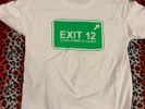 EXIT 12 White T-Shirt