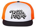 TR - White/ Neon Orange/ Black - Richardson Foam Trucker Hat