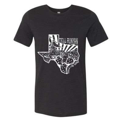 Texas Logo Tee - Unisex - Black Heather