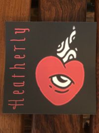 Heatherly Heart Sticker
