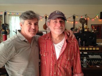 with Buddy Miller after recording.
