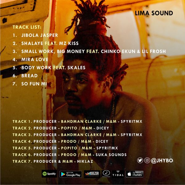 JIBOLA JASPER - EP OUT NOW  ( at all digital stores )

FEATURES - Skales, Mz Kiss, Chinko Ekun & Lil Frosh.


