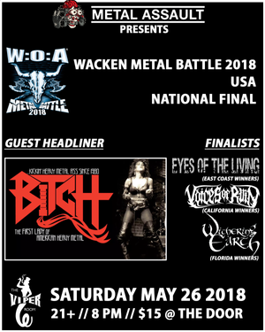 Congratulations to Voices of Ruin for Winning the 2018 Wacken Metal Battle USA Finals. 