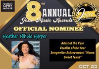 Nominee Heather Nikole Harper to Attend The Josie Music Awards