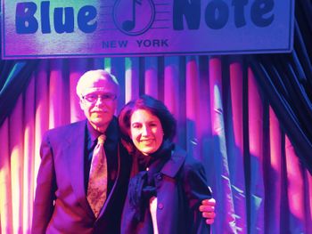 Performing at the Blue Note with my Dad
