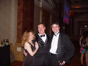 Gia and Rick with comedian Joe Piscopo
