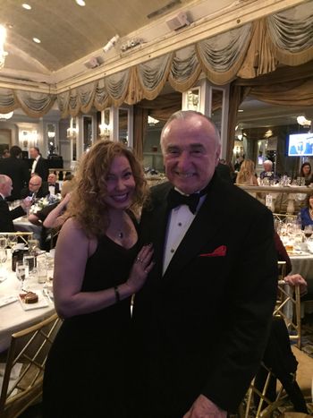 Gia with former NYPD Police Commisioner William Bratton
