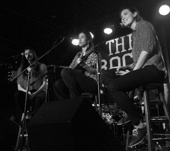 Three-part harmonies at The Rock Shop in Brooklyn, 2014.
