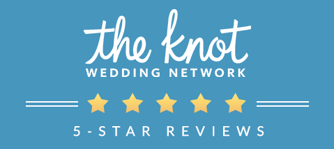 Click on the Knot logo above to view our 5 Star Reviews