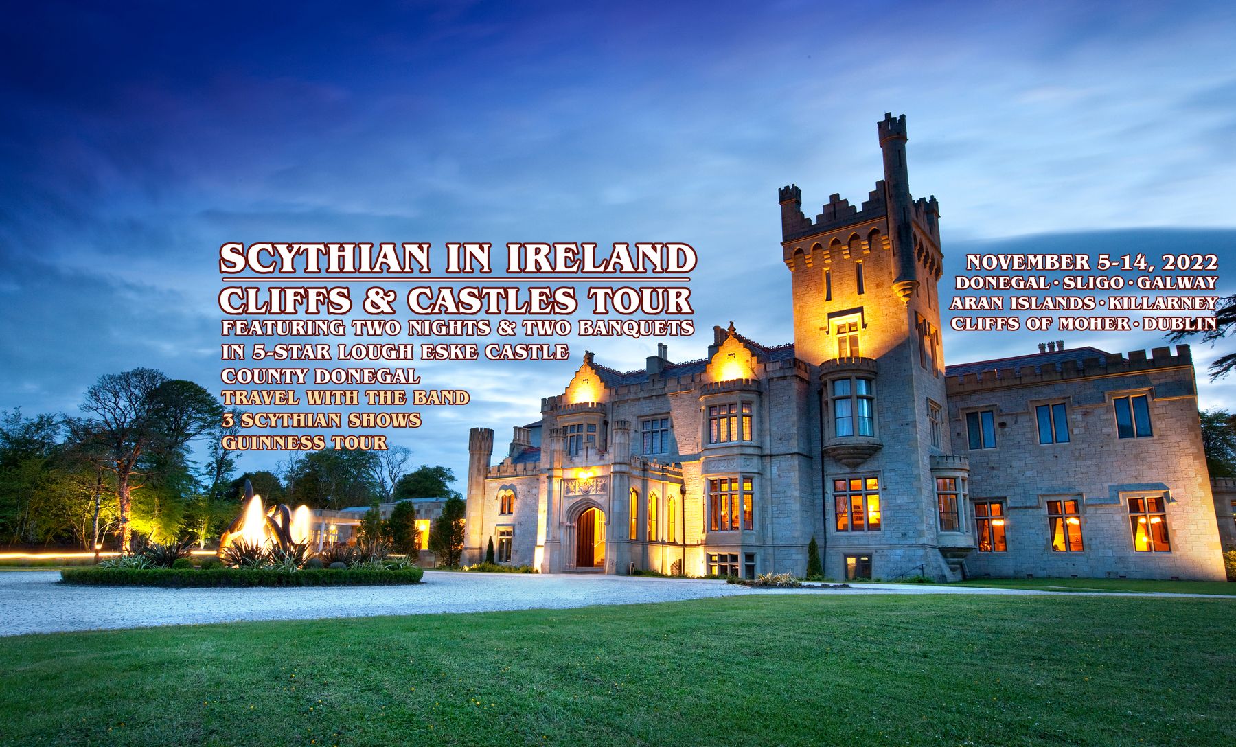 scythian ireland tour 2022